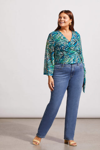 alt view 3 - SOPHIA CURVY STRAIGHT LEG JEANS-Dk.vintage