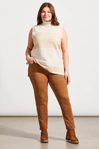 alt view 2 - COMFORT STRETCH PULL-ON ANKLE PANT-Walnut