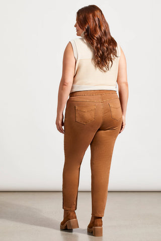 alt view 3 - COMFORT STRETCH PULL-ON ANKLE PANT-Walnut