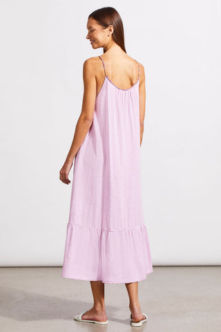 alt view 3 - COTTON SUNDRESS WITH CROCHET DETAIL AND HIDDEN POCKETS-Pink blush