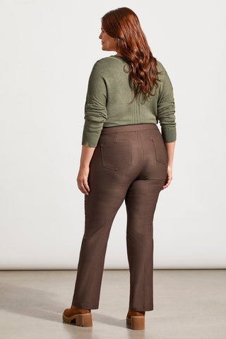 alt view 4 - MICROFLARE FLATTEN IT® PULL-ON PANTS WITH BACK POCKETS-Coffee