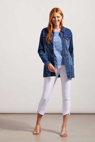 alt view 1 - MAXI DENIM JACKET-Med.wash