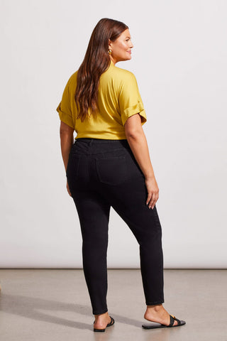 alt view 3 - SOPHIA CURVY ANKLE JEANS-Black